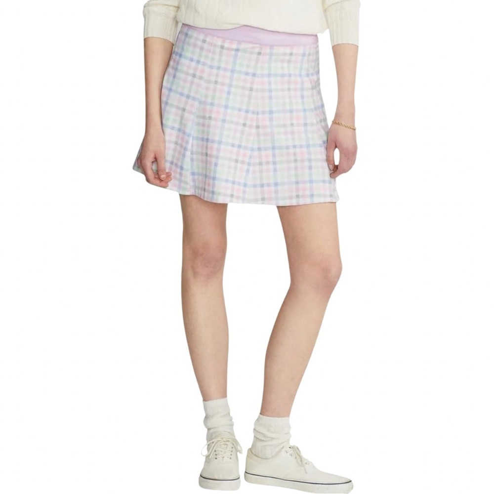 RLX Ralph Lauren Women's Elite Gingham Golf Skort Size M